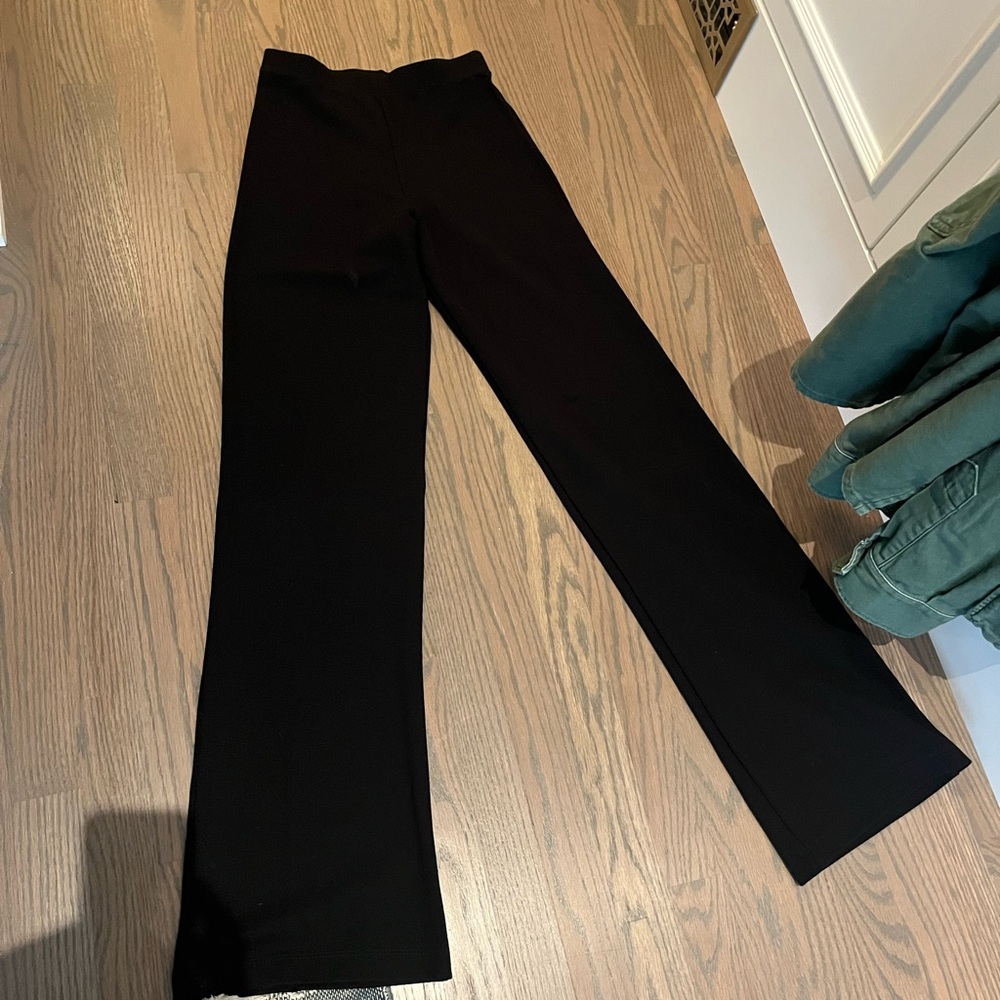 LESET Black Wide Leg Pants